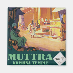 Muttra ~ Krishna Temple Magneet