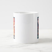 Muttra Krishna Temple Travel Poster Grote Koffiekop (Voorkant)