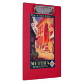 Muttra Krishna Temple Travel Poster Klembord (Rechts)