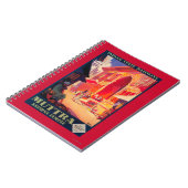 Muttra Krishna Temple Travel Poster Notitieboek (Linkerzijde)