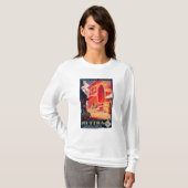 Muttra Krishna Temple Travel Poster T-shirt (Voorkant volledig)