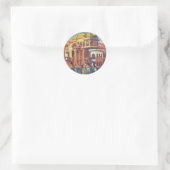 Muttra Mathura India Ronde Sticker (Tas)