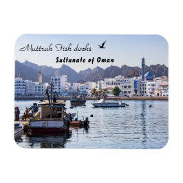 Muttrah Fish docks - Muscat, Oman Magneet