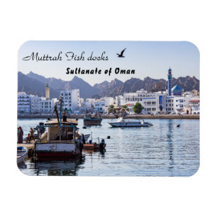 Muttrah Fish docks - Muscat, Oman Magneet
