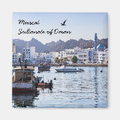 Muttrah Fish docks - Muscat, Oman Magneet (Voorkant)