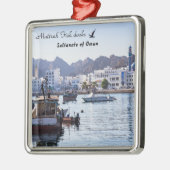 Muttrah Fish docks - Muscat, Oman Metalen Ornament (Links)