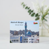 Muttrah-moskee - Muscat, Oman Briefkaart (Staand voorkant)
