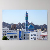 Muttrah Mosque - Muscat, Oman Poster (Voorkant)