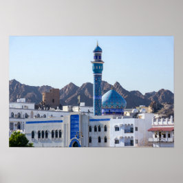Muttrah Mosque - Muscat, Oman Poster