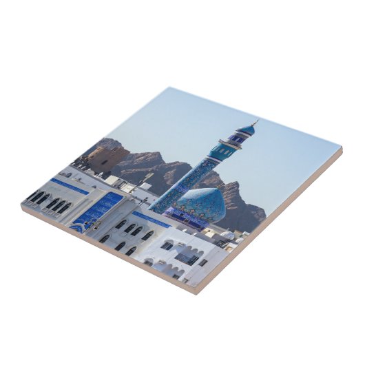 Muttrah Mosque - Muscat, Oman Tegeltje (Zijkant)