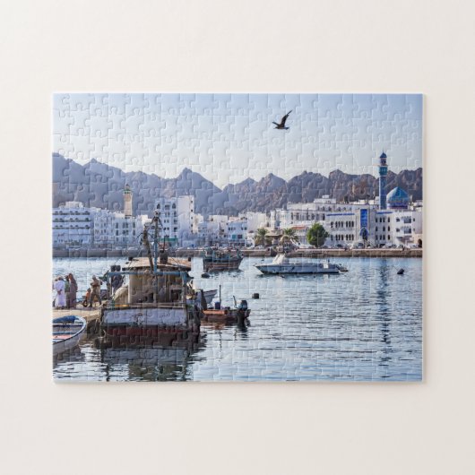 Muttrah vissersdok - Muscat, Oman Legpuzzel (Horizontaal)