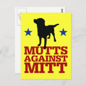 Mutts against Mitt Briefkaart (Voorkant / Achterkant)