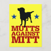 Mutts against Mitt Briefkaart (Voorkant)