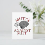 Mutts against Mitt Briefkaart (Staand voorkant)