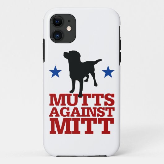 Mutts against Mitt Case-Mate iPhone Case (Achterkant)