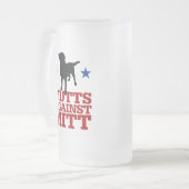 Mutts against Mitt Matglas Bierpul (Voorkant links)