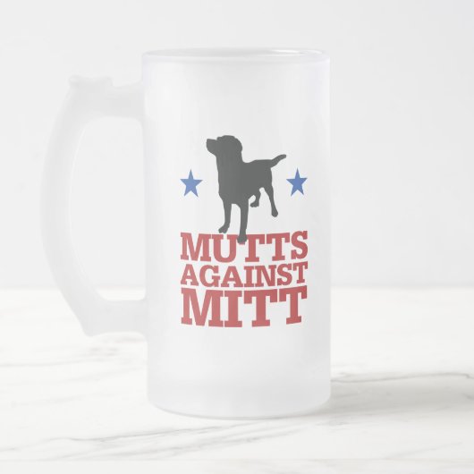 Mutts against Mitt Matglas Bierpul (Links)