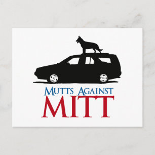 Mutts against Mitt Romney.png Briefkaart