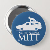 Mutts against Mitt Romney.png Ronde Button 4,0 Cm (Voorkant /achterkant)