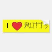 Mutts Bumpersticker (Voorkant)