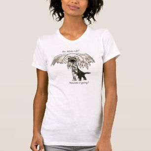 Mutts omhoog? Crested Chinese Cartoon Dog Tshirt