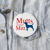 Mutts tegen Mitt Ronde Button 4,0 Cm (In situ)