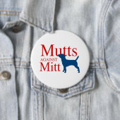 Mutts tegen Mitt Ronde Button 4,0 Cm (In situ)