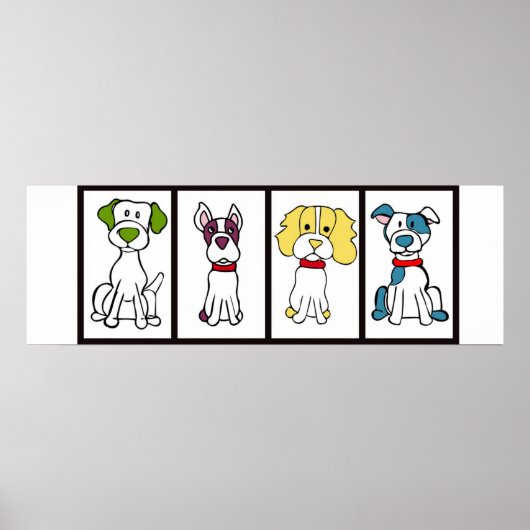 Mutts Tekening Poster (Voorkant)