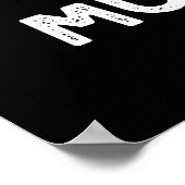 Mutts up Funny Doggie Pun Dark BG Poster (Hoek)