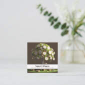 Mutual Funds Manager aandelenmakelaar CPA Vierkante Visitekaartje (Staand voorkant)