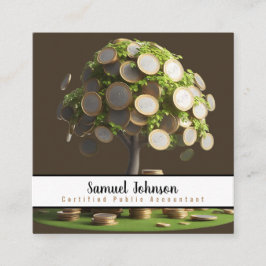 Mutual Funds Manager aandelenmakelaar CPA Vierkante Visitekaartje