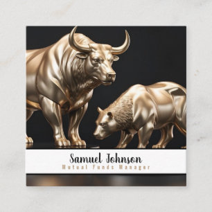 Mutual Funds Manager, effectenmakelaar Vierkante Visitekaartje