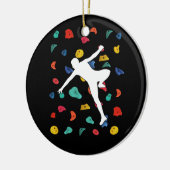 Muur beklimmen binnensteboven Klimaatsport Keramisch Ornament (Links)