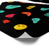 Muur beklimmen binnensteboven Klimaatsport Poster (Hoek)