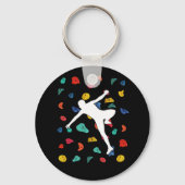 Muur beklimmen binnensteboven Klimaatsport Sleutelhanger (Voorkant)