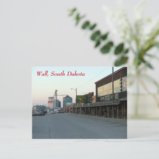 muur briefkaart (Staand voorkant)