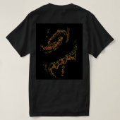 Muur chakra meditatie T-shirt (Design achterkant)