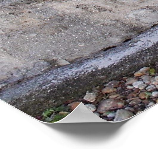 Muur en deur poster (Hoek)