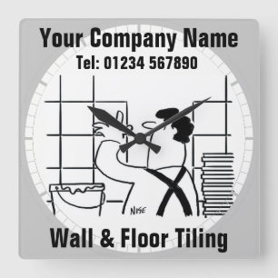 Muur- en flodderende zakelijke Kantoor wandklok