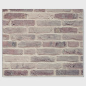 Muur gebouwd met bakstenen van verschillende aardt cadeaupapier (Vlak)