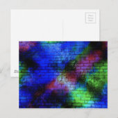 Muur Graffiti Briefkaart (Voorkant / Achterkant)