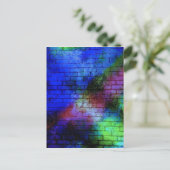 Muur Graffiti Briefkaart (Staand voorkant)