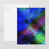 Muur Graffiti Briefkaart (Voorkant / Achterkant)