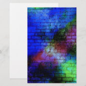 Muur Graffiti Briefpapier (Voorkant / Achterkant)