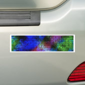 Muur Graffiti Bumpersticker (Op auto)