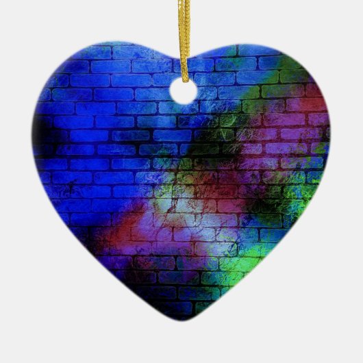 Muur Graffiti Keramisch Ornament (Voorkant)