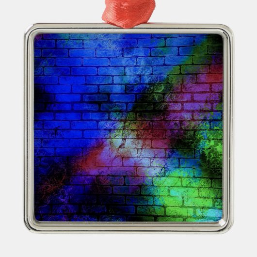 Muur Graffiti Metalen Ornament (Voorkant)