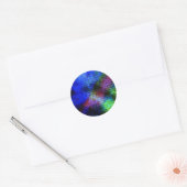 Muur Graffiti Ronde Sticker (Envelop)