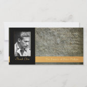 Muur H Foto Condoleance Bedank Foto Kaart (Voorkant)