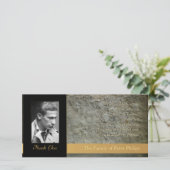 Muur H Foto Condoleance Bedank Foto Kaart (Staand voorkant)